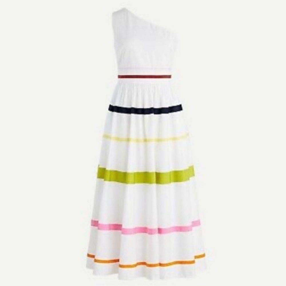 𝅺J. Crew One Shoulder Dress, no tages